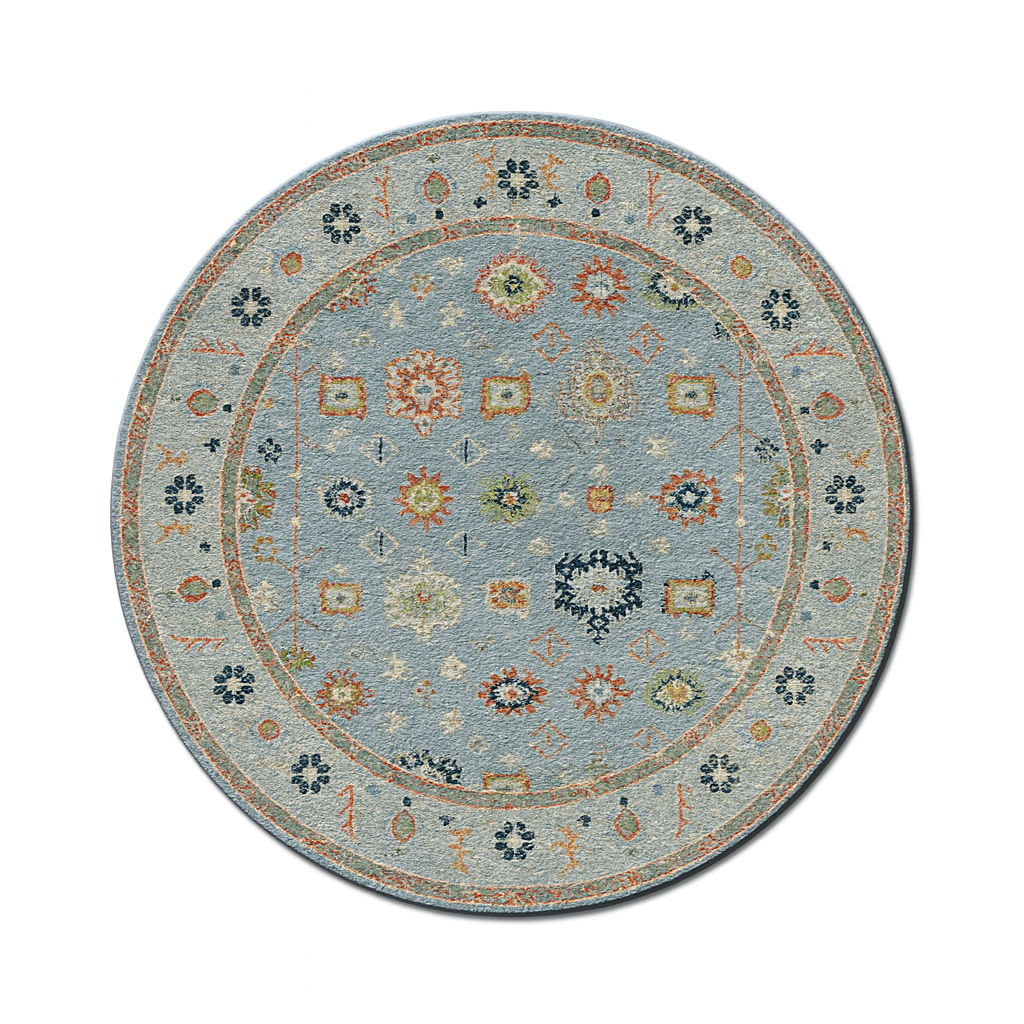 ELAVENYA - Hand Knotted Oushak Carpet